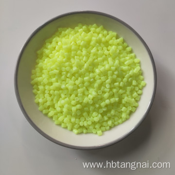 granuliform optical brightener plastic particles